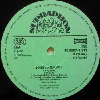Marta Kubišová: Songy A Balady