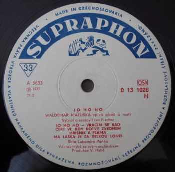 Waldemar Matuška: Jo Ho Ho