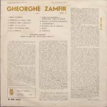 Gheorghe Zamfir: L'Extraordinaire Flûte De Pan De Gheorghe Zamfir Vol. II = The Wonderful Pan-Pipe Of Gheorghe Zamfir Vol. II
