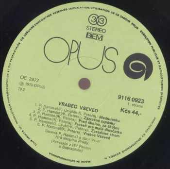 Pavol Hammel: Vrabec Vševed