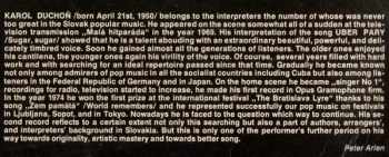 Karol Duchoň: Čardáš Dvoch Sŕdc = Czardas Of Two Hearts