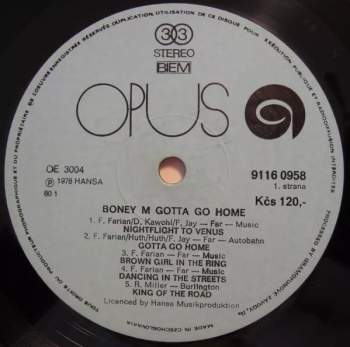 Boney M.: Gotta Go Home