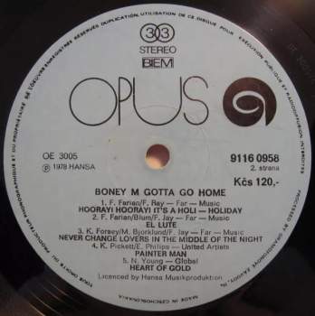 Boney M.: Gotta Go Home