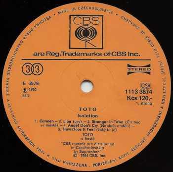 Toto: Isolation