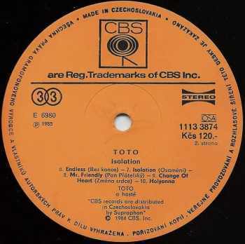 Toto: Isolation