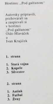 Ivan Krajíček: Hostinec Pod Gaštanom