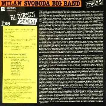 Milan Svoboda Big Band: Blíženci = Gemini (Live)