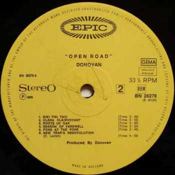 Donovan: Open Road