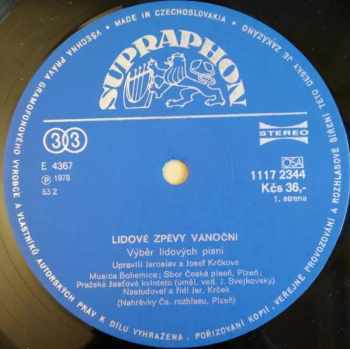 Musica Bohemica: Lidové Zpěvy Vánoční