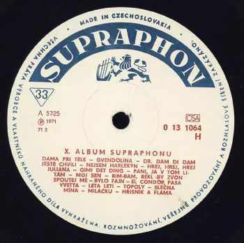 Various: X. Album Supraphonu