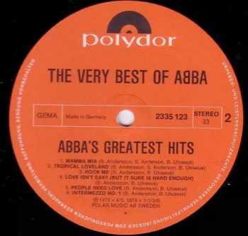 ABBA: The Very Best Of ABBA (ABBA's Greatest Hits)