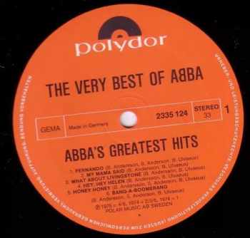 ABBA: The Very Best Of ABBA (ABBA's Greatest Hits)