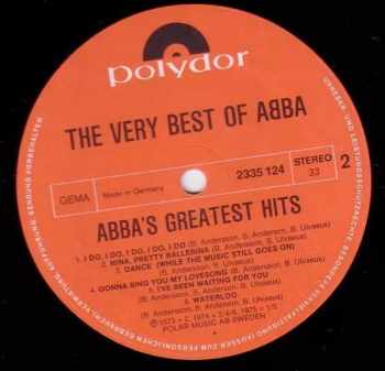 ABBA: The Very Best Of ABBA (ABBA's Greatest Hits)