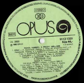 Pavol Hammel: 1966–1975 (2xLP)