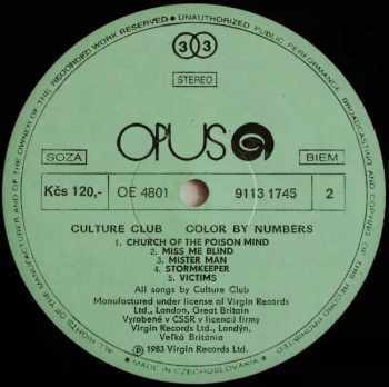 Culture Club: Colour By Numbers