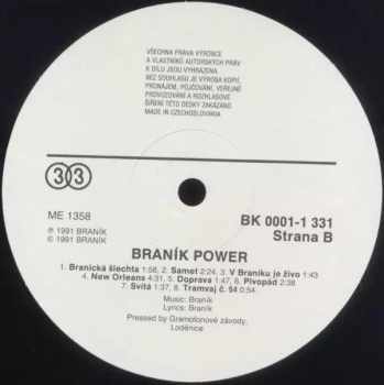 Braník: Power