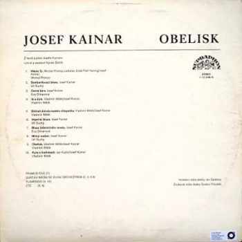 Josef Kainar: Obelisk