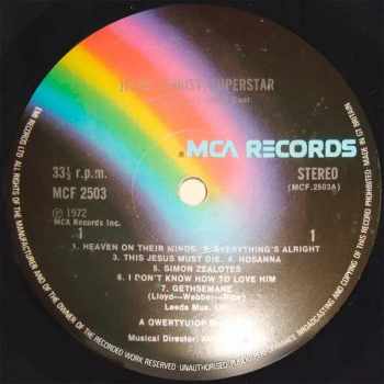 Andrew Lloyd Webber And Tim Rice: Jesus Christ Superstar (Original London Cast)