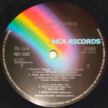 Andrew Lloyd Webber And Tim Rice: Jesus Christ Superstar (Original London Cast)
