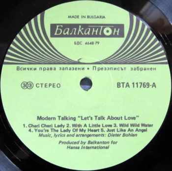 Modern Talking: Let's Talk About Love - The 2nd Album