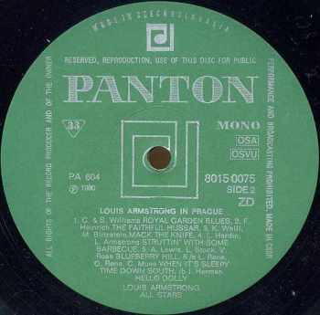 Louis Armstrong: Louis Armstrong In Prague