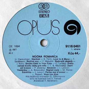 Orchester Gustáva Offermanna: Nočná Romanca (Night Romance) (81/1)