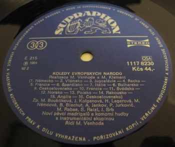 Miroslav Venhoda: České Vánoční Koledy / Koledy Evropských Národů (78/2)