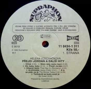 Helena Vondráčková: Přejdi Jordán A Další Hity