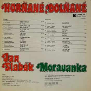 Moravanka: Horňané, Dolňané