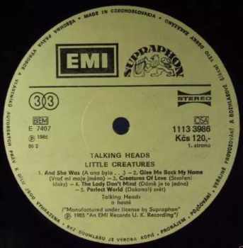 Talking Heads: Little Creatures