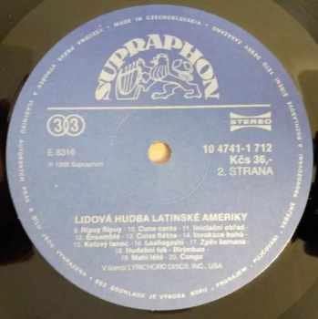 Various: Lidová Hudba Latinské Ameriky (2xLP + BOOKLET)