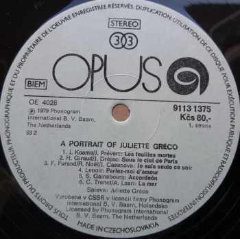 Juliette Gréco: A Portrait Of Juliette Gréco