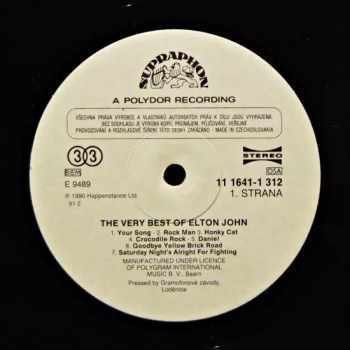 Elton John: The Very Best Of Elton John (2xLP) SUPRAPHON