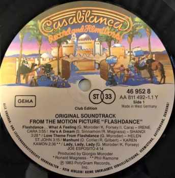 Various: Flashdance (Original Soundtrack From The Motion Picture)