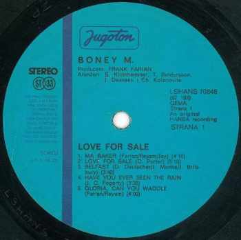 Boney M.: Love For Sale