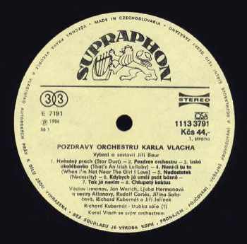 Karel Vlach Orchestra: Pozdravy Orchestru Karla Vlacha 1947-1982 (2xLP + BOOKLET)