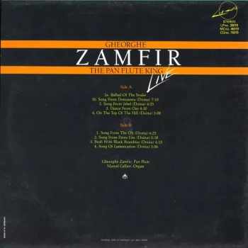 Gheorghe Zamfir: The Pan Flute King 'Live'