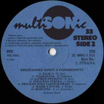 Various: Křesťanské Songy & Podobenství