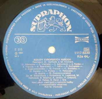 Miroslav Venhoda: České Vánoční Koledy / Koledy Evropských Národů