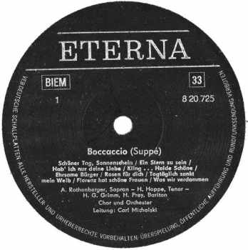 Franz von Suppé: Boccaccio / Gasparone (Querschnitte)