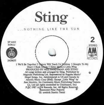 Sting: ...Nothing Like The Sun