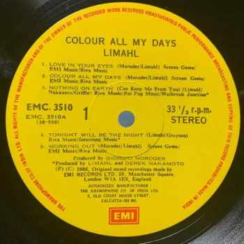 Limahl: Colour All My Days