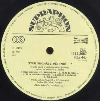 Various: "Posloucháte Větrník…"/1 (Mladý Rock Z Rozhlasového Pořadu)