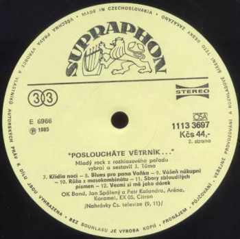 Various: "Posloucháte Větrník…"/1 (Mladý Rock Z Rozhlasového Pořadu)