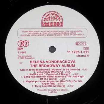 Helena Vondráčková: The Broadway Album (INSERT + KUPÓN)