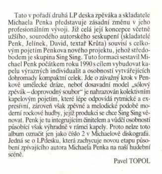 Michal Penk: Michael Penk - Sing Sing