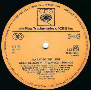 Waylon Jennings & Willie Nelson: Take It To The Limit