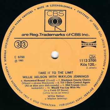 Waylon Jennings & Willie Nelson: Take It To The Limit
