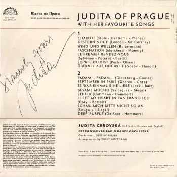 Judita Čeřovská: Judita Of Prague With Her Favourite Songs (Zpívá Judita Čeřovská)