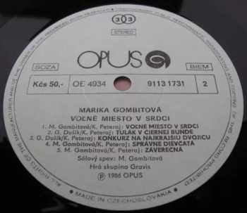 Marika Gombitová: Voľné Miesto V Srdci